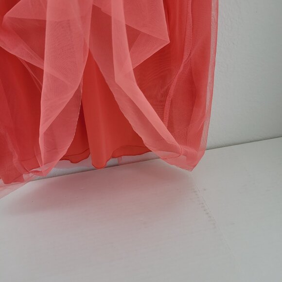 NEW Maurices Dress Womens 11 / 12 Citrus Tulle Cream Lace Lined NWT - Picture 8 of 11